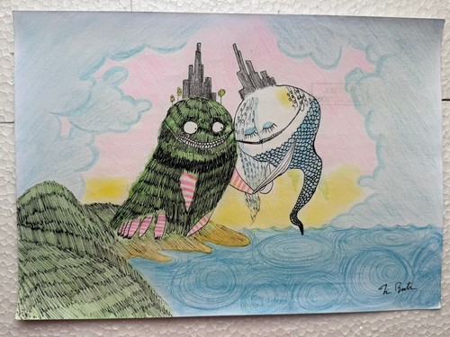 Tim burton quadro disegno - tim,