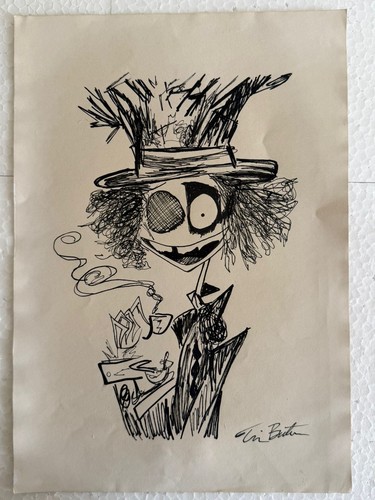 Tim burton disegno quadro su - tim,