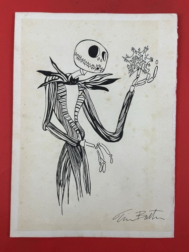 Tim burton disegno quadro - disegno,