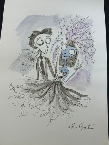 Tim burton disegno quadro su - tim,