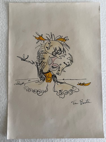 Tim burton disegno quadro su - e,