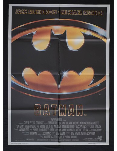 Manifesto batman tim burton - manifesto,
