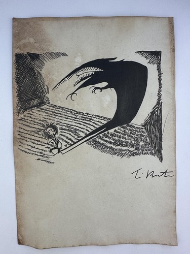 Quadro artistico tim - tim, burton
