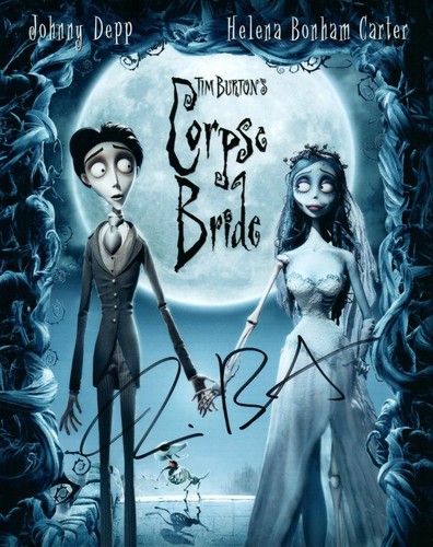 Foto autografata tim burton - tim,