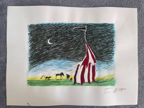 Tim burton quadro - burton, (15,7x