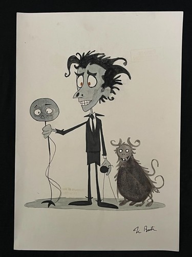 Tim burton quadro disegno - tim,