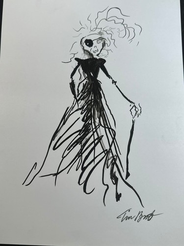 Tim burton disegno quadro su - burton,