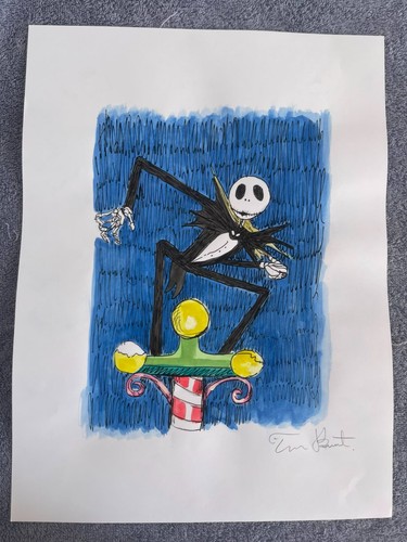 Quadro tim burton carta - quadro,