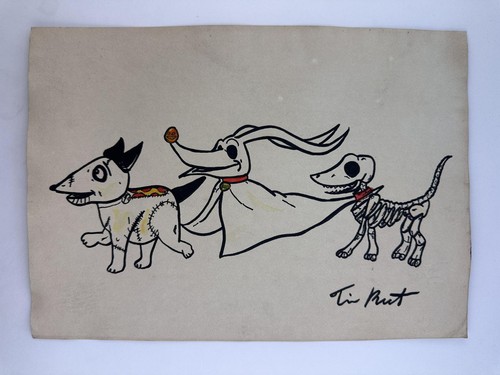 Quadro artistico tim burton - quadro,