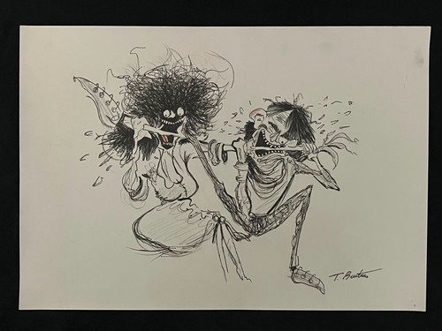 Tim burton quadro disegno - tim, su